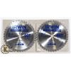 Image 1 : TWO IRWIN 7-1/4" CIRCULAR SAW BLADES
