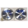 Image 1 : TWO IRWIN 7-1/4" CIRCULAR SAW BLADES