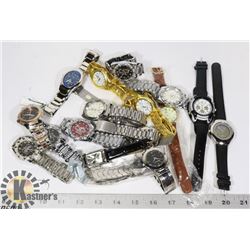 ASSORTMENT OF VARIOUS NEW REPLICA WRIST WATCHES
