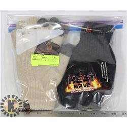 2PK LADIES HEAT WAVE GLOVES