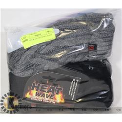 2PK HEAT WAVE MITTENS LADIES