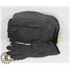 Image 1 : 12 PAIRS OF GREY FABRIC WORK GLOVES