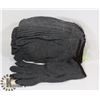 Image 1 : 12 PAIRS OF GREY FABRIC WORK GLOVES
