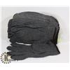 Image 1 : 12 PAIRS OF GREY FABRIC WORK GLOVES