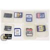 Image 1 : BAG W/ 9 MEMORY CARDS INCL. 16 MB,