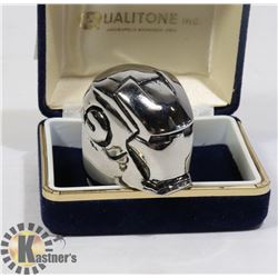 NEW IRONMAN HEAD STEEL MENS RING -