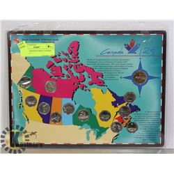 ROYAL CANADIAN MINT CANADA 125 COINS