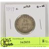 Image 1 : 1917 NEWFOUNDLAND SILVER 25 CENT COIN