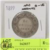 Image 1 : 1899 NEWFOUNDLAND SILVER 50 CENT COIN