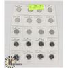 Image 1 : LOT OF 20 UNCIRCULATED 2016 CANADIAN DIMES