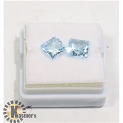 #48-SKY BLUE TOPAZ GEMSTONE SQUARE 4.0ct