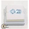 Image 1 : #48-SKY BLUE TOPAZ GEMSTONE SQUARE 4.0ct