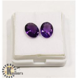 #77-PURPLE AMETHYST GEMSTONE OVAL 3.25ct
