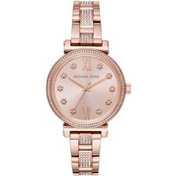 NEW MICHAEL KORS 36MM ROSE-GOLD TONE MSRP $375