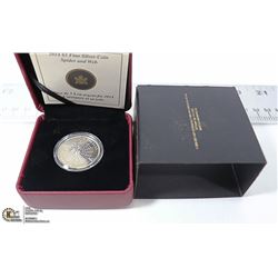 ROYAL CANADIAN MINT 2014 - $3 FINE SILVER