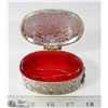 Image 1 : DECORATIVE TRINKET BOX WITH .925 - 8 INCH