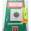 Image 1 : 1922 5 CENT COIN AND STAMP