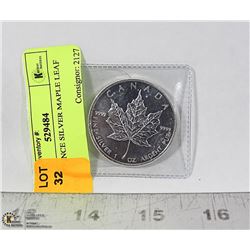2009 TROY OUNCE SILVER MAPLE LEAF COIN