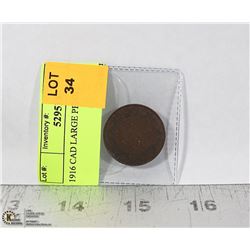 1916 CAD LARGE PENNY