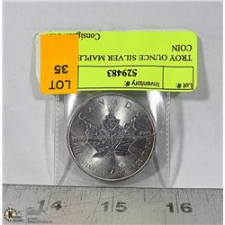 2016 TROY OUNCE SILVER MAPLE LEAF COIN