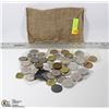 Image 1 : BURLAP SACK FULL OF COMMERATIVE COINS