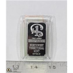 NORTHWEST TERRITORIAL MINT 1 TROY OUNCE SILVER BAR