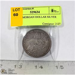 1884 US MORGAN DOLLAR SILVER