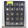 Image 1 : COLLECTORS TRAY OF CANADIAN QUARTERS