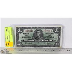 1937 BANK OF CANADA  $1 BILL