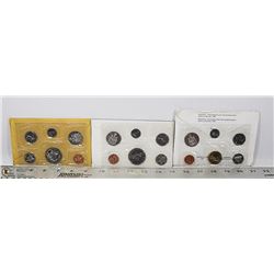 LOT OF 3 PROOFLIKE COIN SETS.