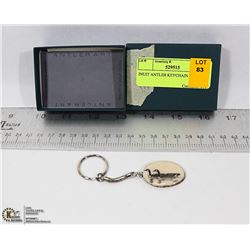 INUIT ANTLER KEYCHAIN GEESE