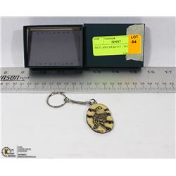 INUIT ANTLER KEYCHAIN OWL