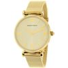 Image 4 : EMPORIO ARMANI GOLD COLOUR MESH STRAP MSRP $455