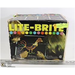 1974 HASBRO LITE-BRITE SET WITH COLOURED PEGS &