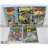 Image 1 : LOT OF 5 VINTAGE DC COMIC BOOKS.
