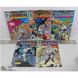 LOT OF VINTAGE MARVEL COLOSSUS COMIC BOOKS.