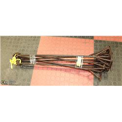 LOT OF 66 BRANDING IRONS.