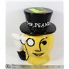 Image 1 : 1980'S MR PEANUT COOKIE JAR 9" TALL