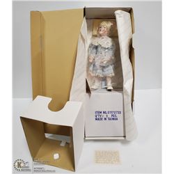 16" HAMILTON COLLECTION "REBECCA" DOLL $345 RETAIL