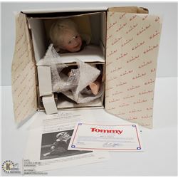 DANBURY MINT PORCELAIN DOLL "TOMMY" AIRPLANE