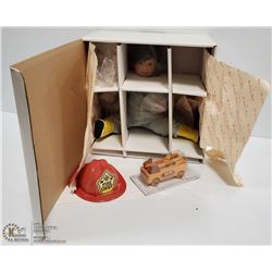 DANBURY MINT PORCELAIN DOLL "DAVID" FIREMAN