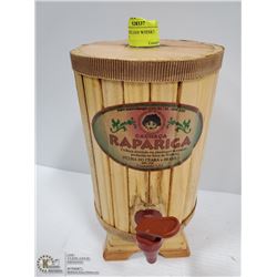 WOOD BRAZILIAN WHISKEY DECANTER