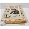 Image 1 : APPROX 30 SPORTING NEWS 1970'S NHL MLB NBA NFL