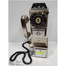 1957 REPLICA WORKING PAY PHONE COIN