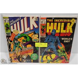 LOT OF2 INCREDIBLE HULK COMICS #117 & #138 LAST 12