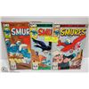 Image 1 : LOT OF SMURFS MINI SET  COMICS #1 TO #3 KEY ORIGIN