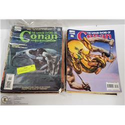 LARGE BUNDLE OF CONAN MAGAZINES COMICS