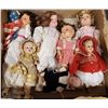 Image 1 : FLAT OF ASSORTED ANTIQUE/COMPOSITION DOLLS WITH US
