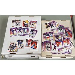 4 FLATS  OF MOSTLY HOCKEY CARDS