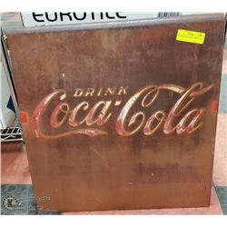 SIDE PANEL OF 1940'S COKE COOLER